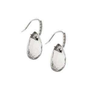  Rock Crystal & Diamond Earrings Jewelry