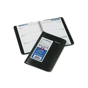  Recycled Weekly Appointment Book, Black, 4 7/8 x 8, 2012 