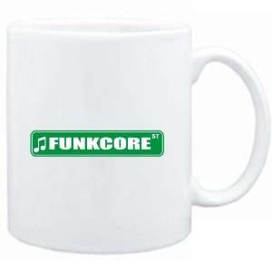  Mug White  Funkcore STREET SIGN  Music Sports 