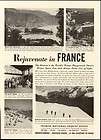 1949 Print Ad Rejuvenate in France. French National Tourist Office 5 