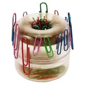  OIC93695   Paper Clip Holder, 2 1/4x2 1/4x2 1/4, Frosted 