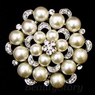   Item  rhinestone crystal bouquet flower brooch pin  
