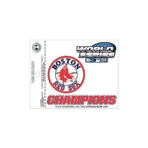 Express Boston Red Sox 2004 World Series Champions Small Window Cling 