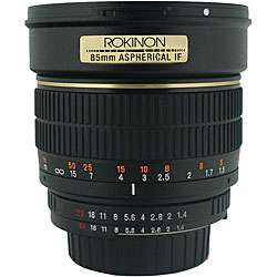Rokinon 85mm f/1.4 Portrait Lens for Nikon Cameras  