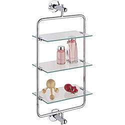 Acrylic and Metal 3 tier Mounting Shelf  