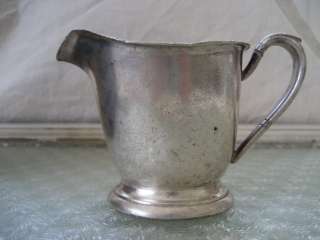 Antique Victor Silver Plate Co. Cream Pitcher~Early 1900sCHARMING 