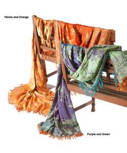 Merino Wool & Silk Throw (India)  