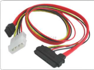 22 Pin SATA Power Data to 4 Pin IDE+Serial ATA Cable  
