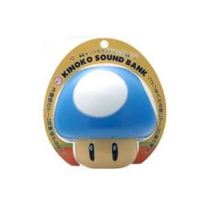    Super Mario Brothers Blue Mushiroom SOUND Coin Bank Toys & Games