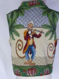 Painted Pony Tapestry Monkey Vest M  