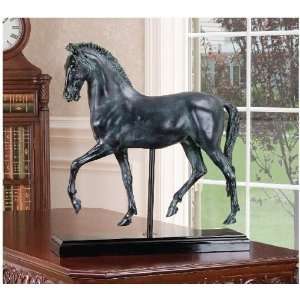  Xoticbrands 24 Classic Horse Stallion Desktop Sculpture 