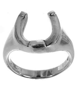 Sterling Silver Horseshoe Ring  
