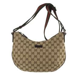 Gucci Jacquard Guccissima Logo Hobo Messenger Bag  