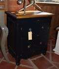 Anthropologie Style Serpentine Dresser in Black French Antiqued Finsh 