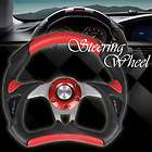 Universal 13/320mm PU+PVC Sport Racing Steering Wheel + Horn Button