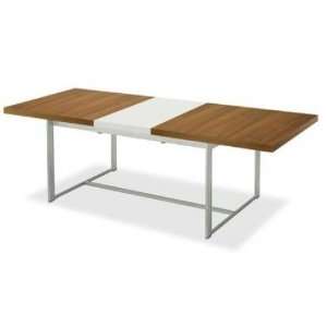   Rectangular Table With Lacquered Metal Frame In
