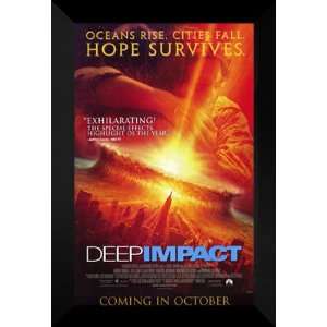  Deep Impact 27x40 FRAMED Movie Poster   Style A   1998 