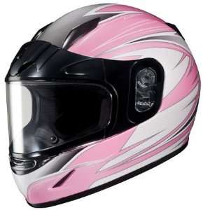 HJC CL Y Razz Youth Girls Snowmobile Helmet Pink/White MC 