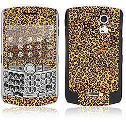 Orange Leopard BlackBerry Curve 8330 Decal Skin  
