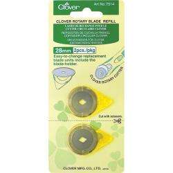 Clover 28mm Rotary Blade Refills (Pack of 2)  
