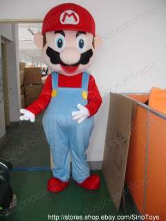 Super Mario Mascot Costume Fancy Dress Outfit Suit EPE  