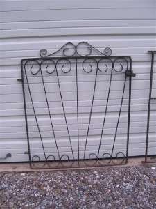 Vintage Solid Wrought Iron Gate, Houston Texas Estate, Pick Up Only 