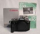 CANON EOS 630 35mm SLR Film Camera Body Only + 2 Manuals & Box