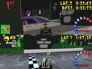 Lego Racers PC CD build & customize own race cars game  