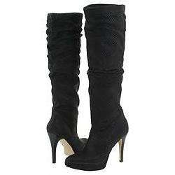 Nine West Zarajoe Womens Black Leather Boots  