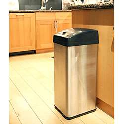   13 gallon Square Extra wide Opening Trash Can  