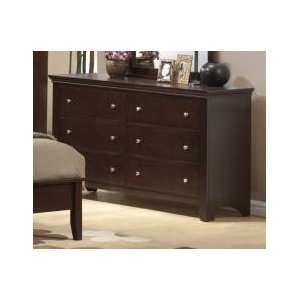  Beautiful Solid Wood Dresser in Dark Brown Finish Pds 