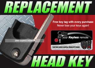 VW REMOTE HEAD FLIP KEY KEYLESS REPLACEMENT BLADE  