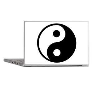   Notebook 11 12 Skin Cover Yin Yang Black and White 