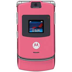 Motorola V3 Satin Pink Unlocked GSM Cell Phone  