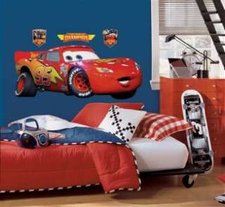 Disney Cars Giant LIGHTNING MCQUEEN WALL DECAL Stickers 034878034980 