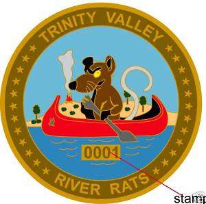 TEXAS RIVER RAT COIN CHALLENGE COIN TRINITY RIVER NEW  