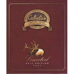  Cabelas Limited Fall Edition 2007 Cabelas Inc. Books