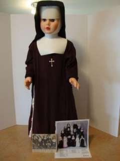 35 1960S FRANCISCAN SISTER ST. MARYS NUN DOLL AUTH. HABIT  