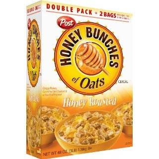 Honey Bunches of Oats Honey Roasted, 48 Ounce Boxes (Pack of 2)