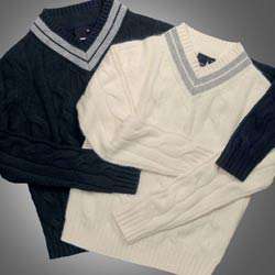 Hickey Mens Cashmere Cricket Sweater  