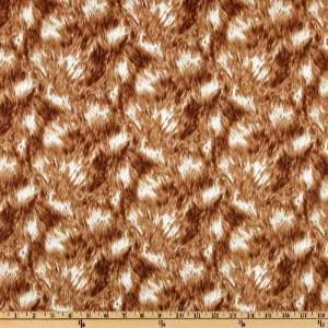  44 Wide Best Of Show Dog Fur Texture Cream/Brown Fabric 
