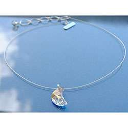   Austrian cut Crystal Crescent Moon Necklace (USA)  