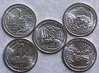 2011 P&D NATIONAL PARK QUARTERS (10 COINS) UNC. CHICKASAW IN STOCK 