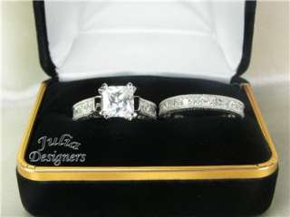 Free beautiful black double ring gift box for your new ring set