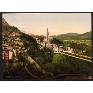  From Notre Dame de Lourdes, Lourdes, Pyrenees, France 