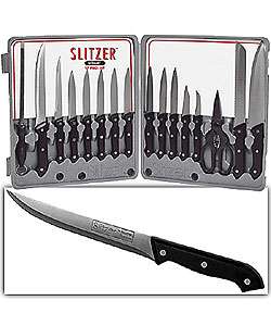 Slitzer 17 piece Cutlery Set with Case  
