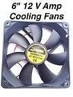 NEW 6 Amplifier Cooling Fan 12 Volt V Car Audio Amp Xscorpion US USA 