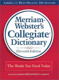 Merriam Websters Collegiate Dictionary (Hardcover)  