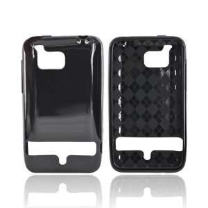  BLACK For HTC Thunderbolt Crystal Silicone Case Cover 
