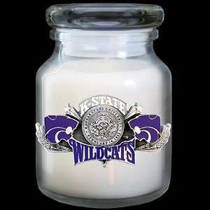 Kansas State Wildcats Enameled Candle   NCAA College Athletics Fan 